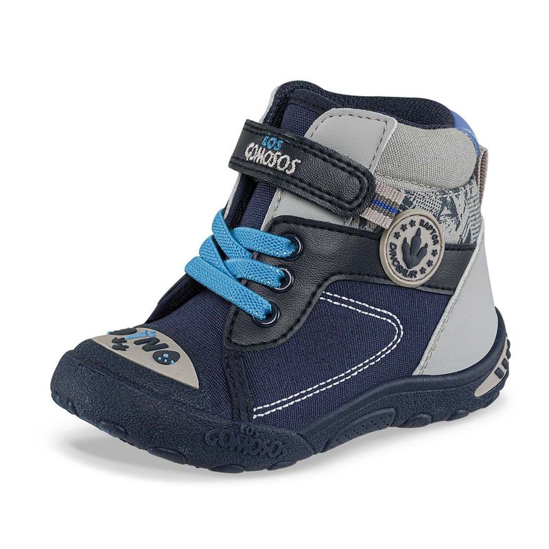 LOS GOMOSOS - Botas Kasic Azul O-Gris para Bebés Los Gomosos