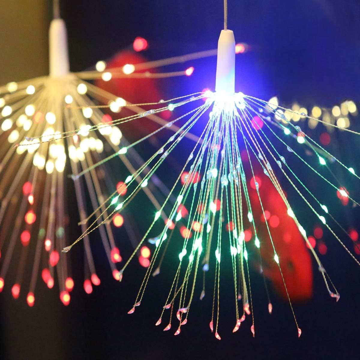 GENERICO - Luces Led Efecto Fuego Artificiale Multicolor Guirnalda Navideña 1603