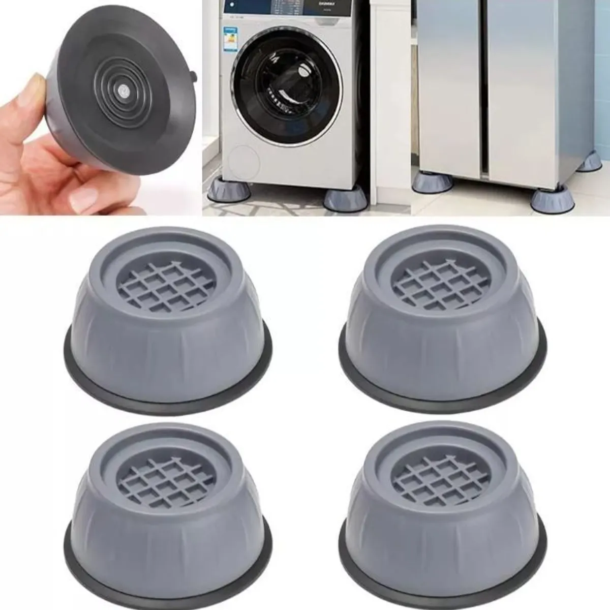 DIANSHENG - Bases Soportes Para Lavadora Electrodomésticos Antivibracion