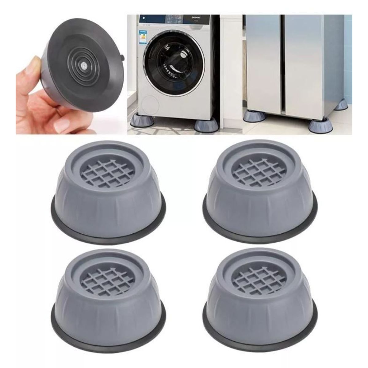 DIANSHENG - Bases Soportes Para Lavadora Electrodomésticos Antivibracion