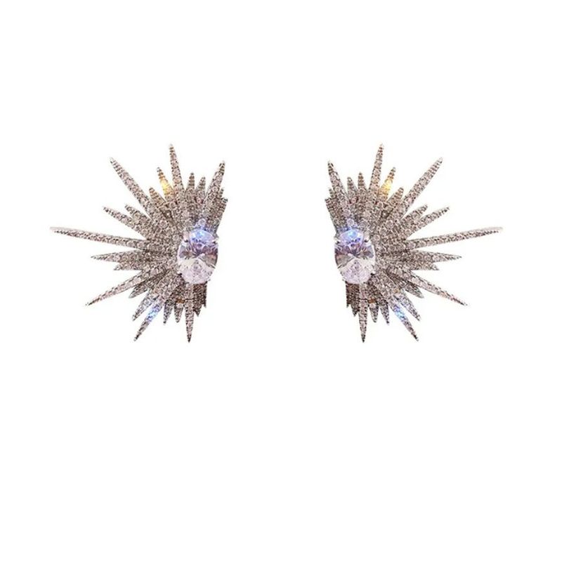 GENERICO - Aretes Estalactitas Estilo Diamantes Elegante Femenino