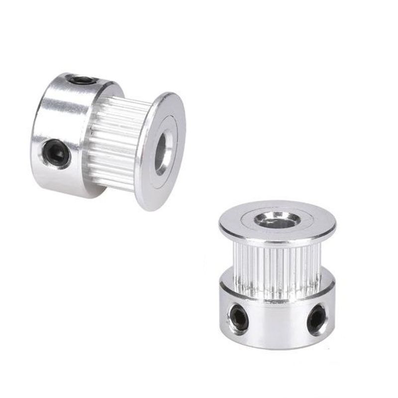 GENERICO - Polea Gt2 20 Dientes Eje 1/4" 6.35mm Paso 2mm