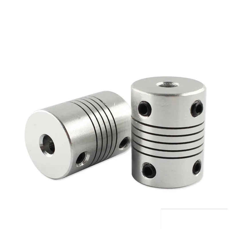 GENERICO - Acople Flexible Elastico 5x6mm Motor Paso Diametro 19mm Largo 25mm