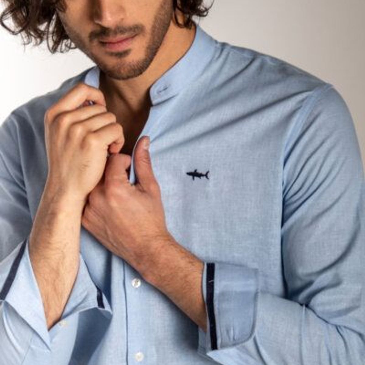 SALVADOR BEACHWEAR - Camisa Neru Salvador Azul Clara