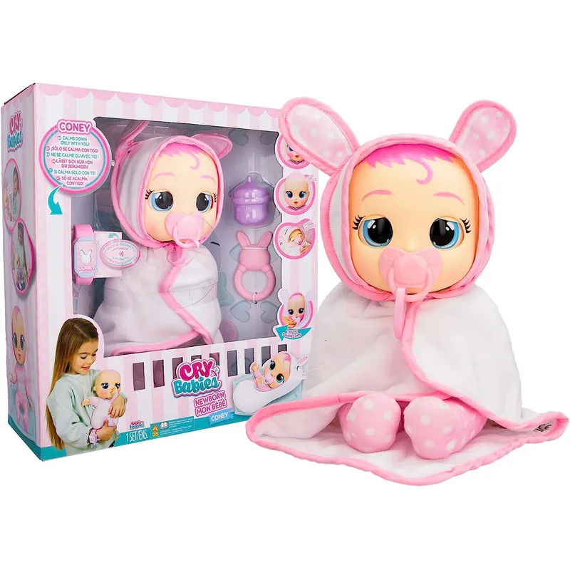 CRY BABIES - Cry Babies Muñeca Recién Nacida Coney