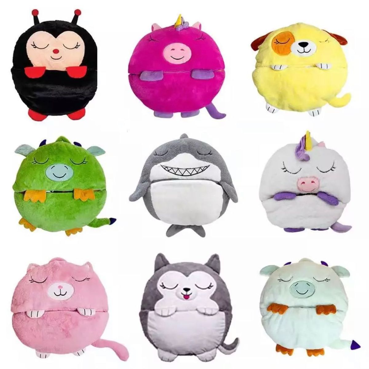 GENERICO - Bolsa De Dormir Almohada Peluche Sleeping Para Niños