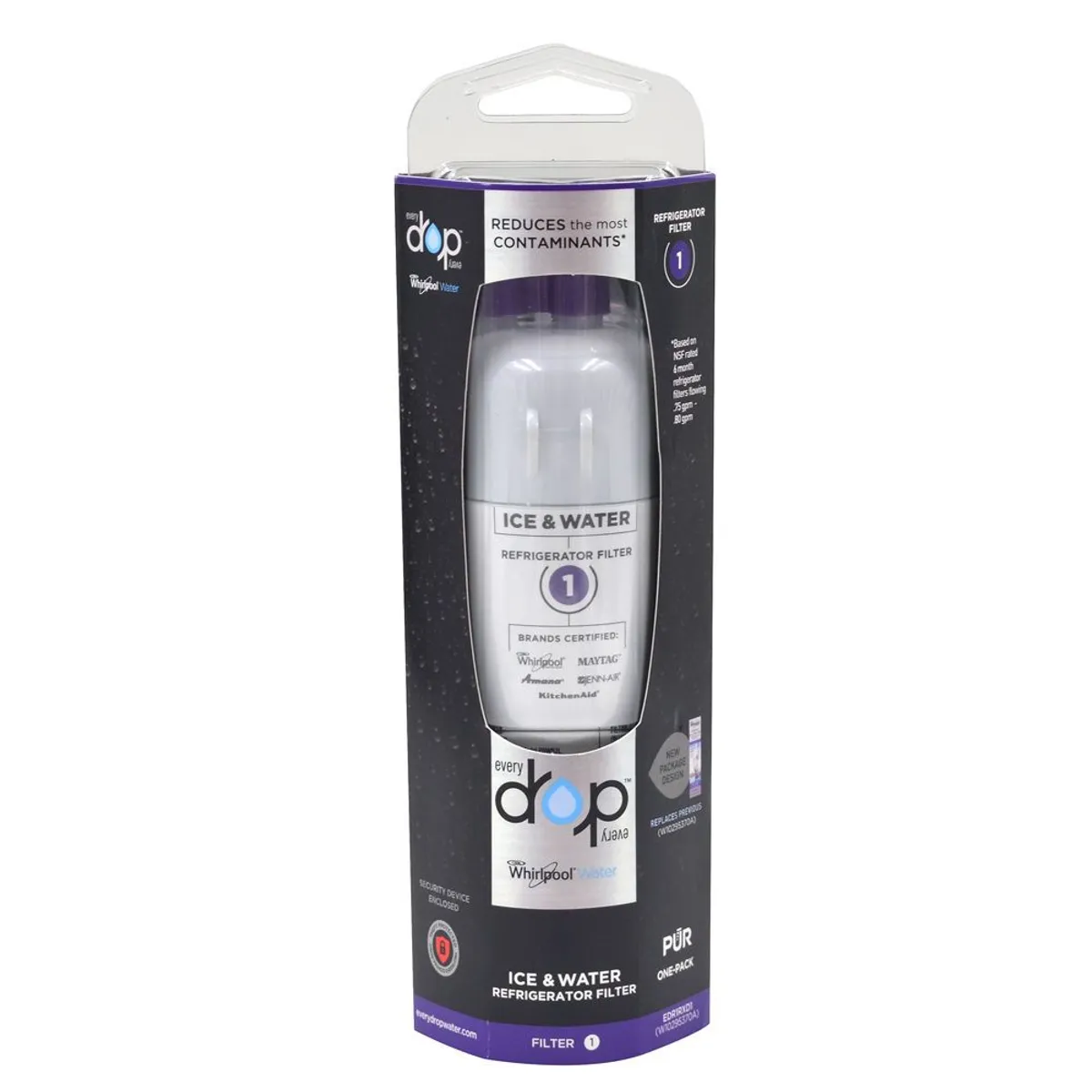 WHIRLPOOL - Filtro de agua para nevera Whirlpool Drop 1