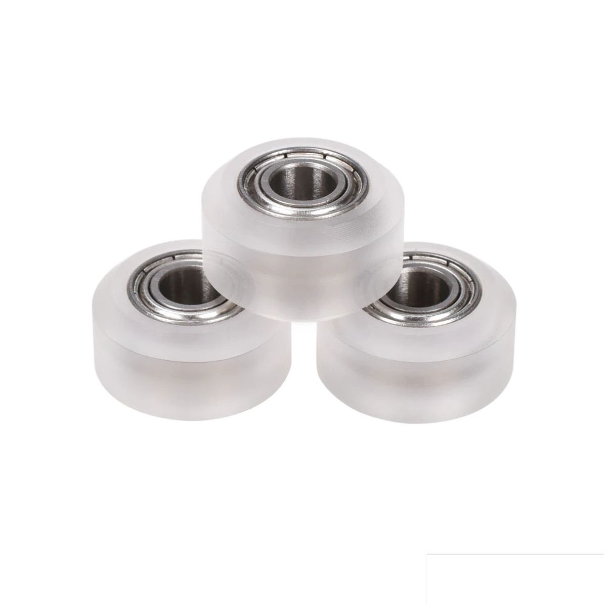 GENERICO - Rodamiento Radial MR105zz Blanco POM Eje 5mm V-slot Perfil Aluminio