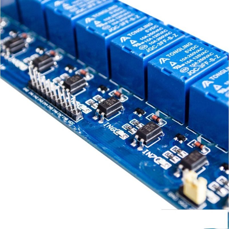 GENERICO - Modulo Rele Relevo 8 Canales 5V Low Level Trigger