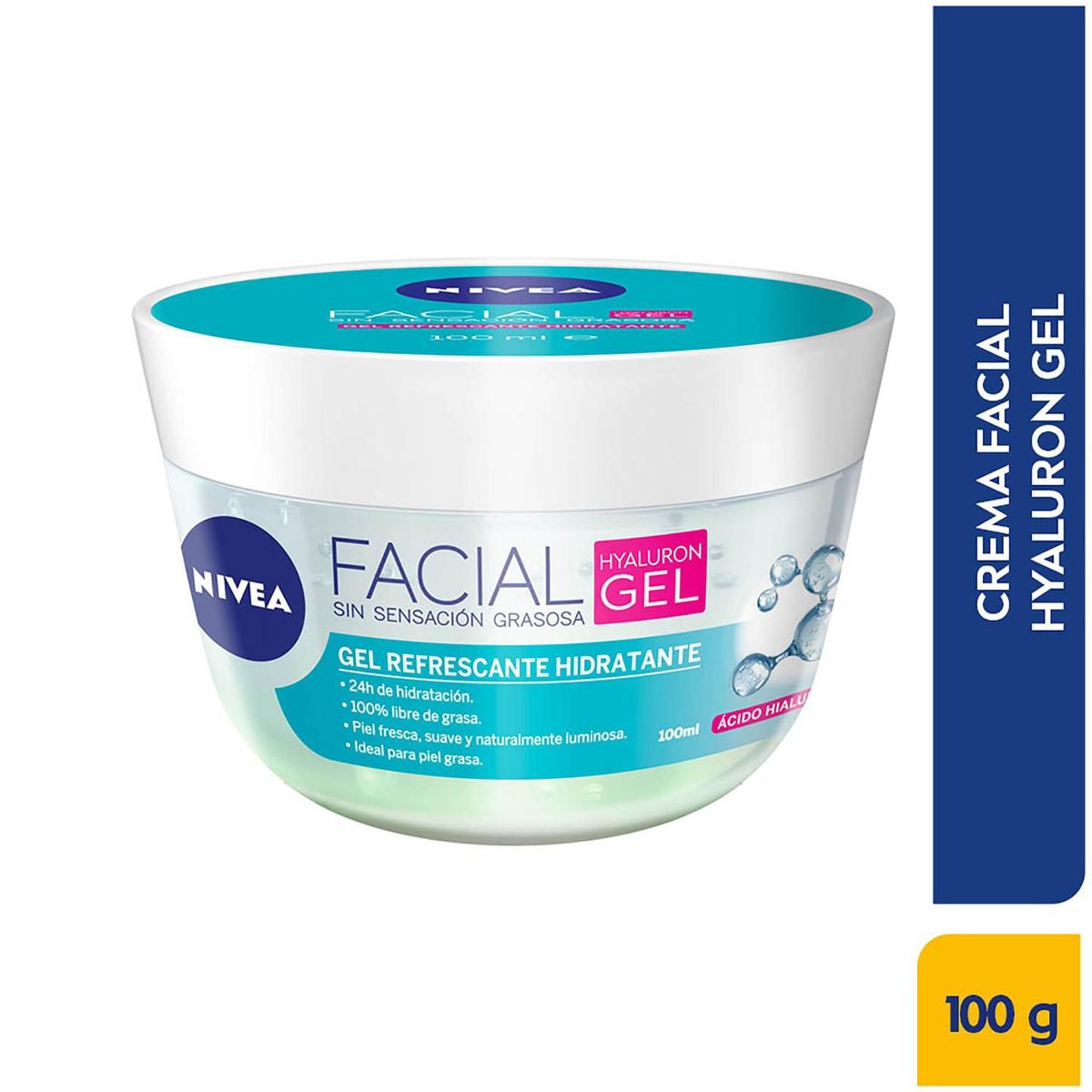NIVEA - Nivea Gel Cuidado Facial Hyaluron 100ml