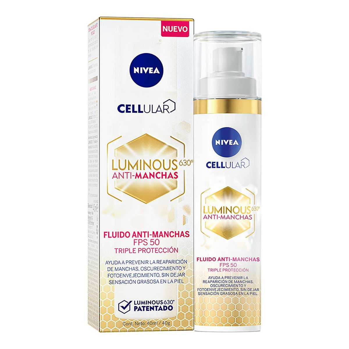 NIVEA - Nivea Crema Anti-manchas Facial Día Fps50 Cellular Luminous 630 40ml