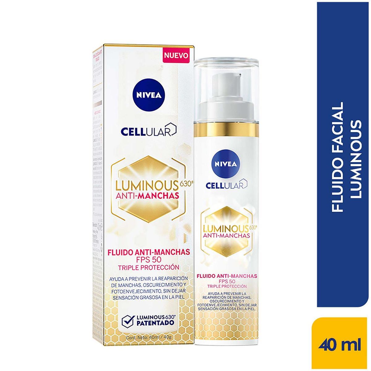 NIVEA - Nivea Crema Anti-manchas Facial Día Fps50 Cellular Luminous 630 40ml
