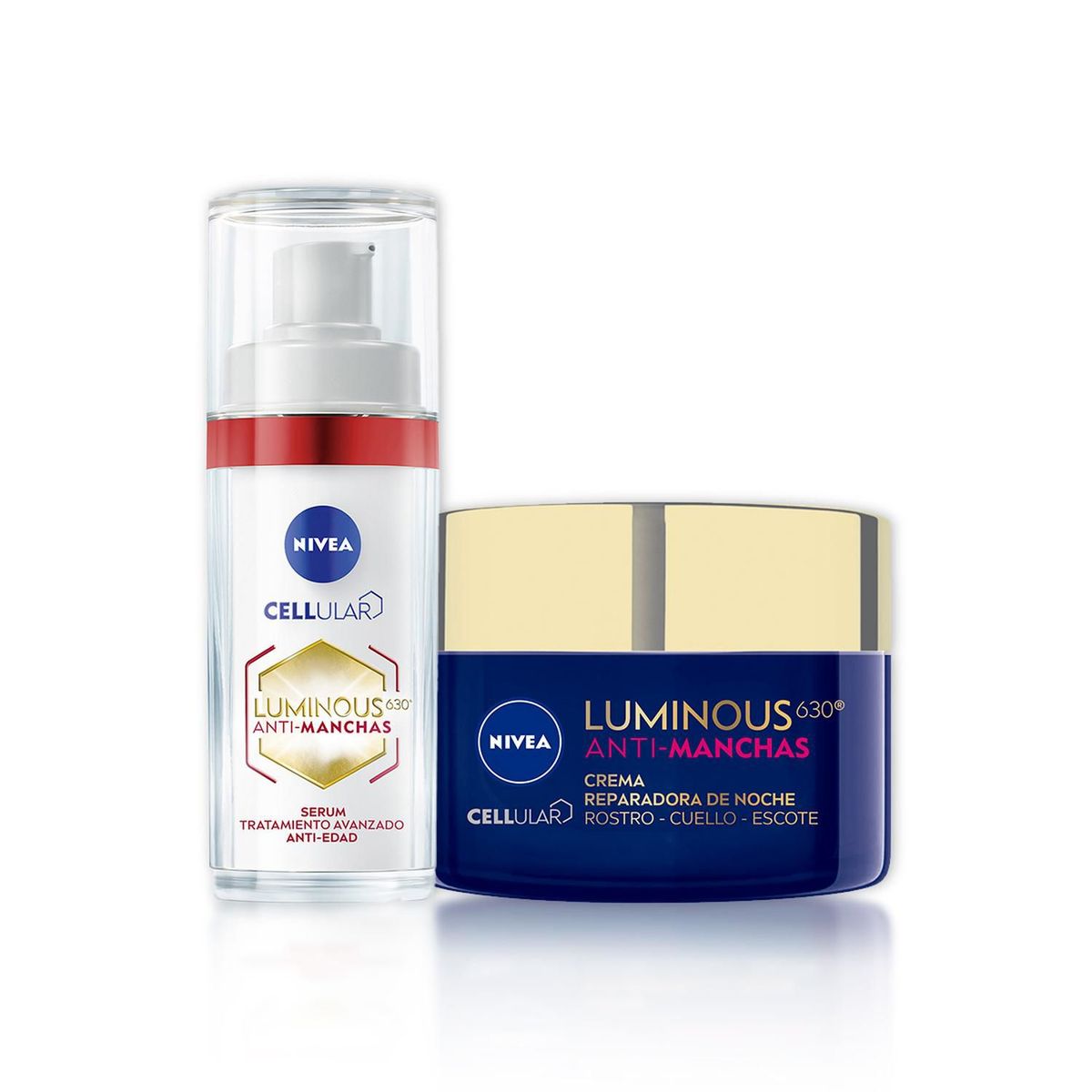 NIVEA - NIVEA Luminous Antimanchas Serum antiedad+Crema de noche