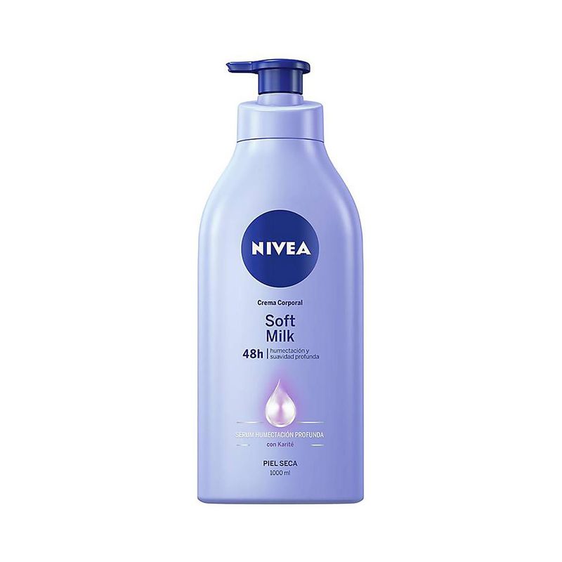 NIVEA - Nivea Crema Corporal Soft Milk, 1000 ml