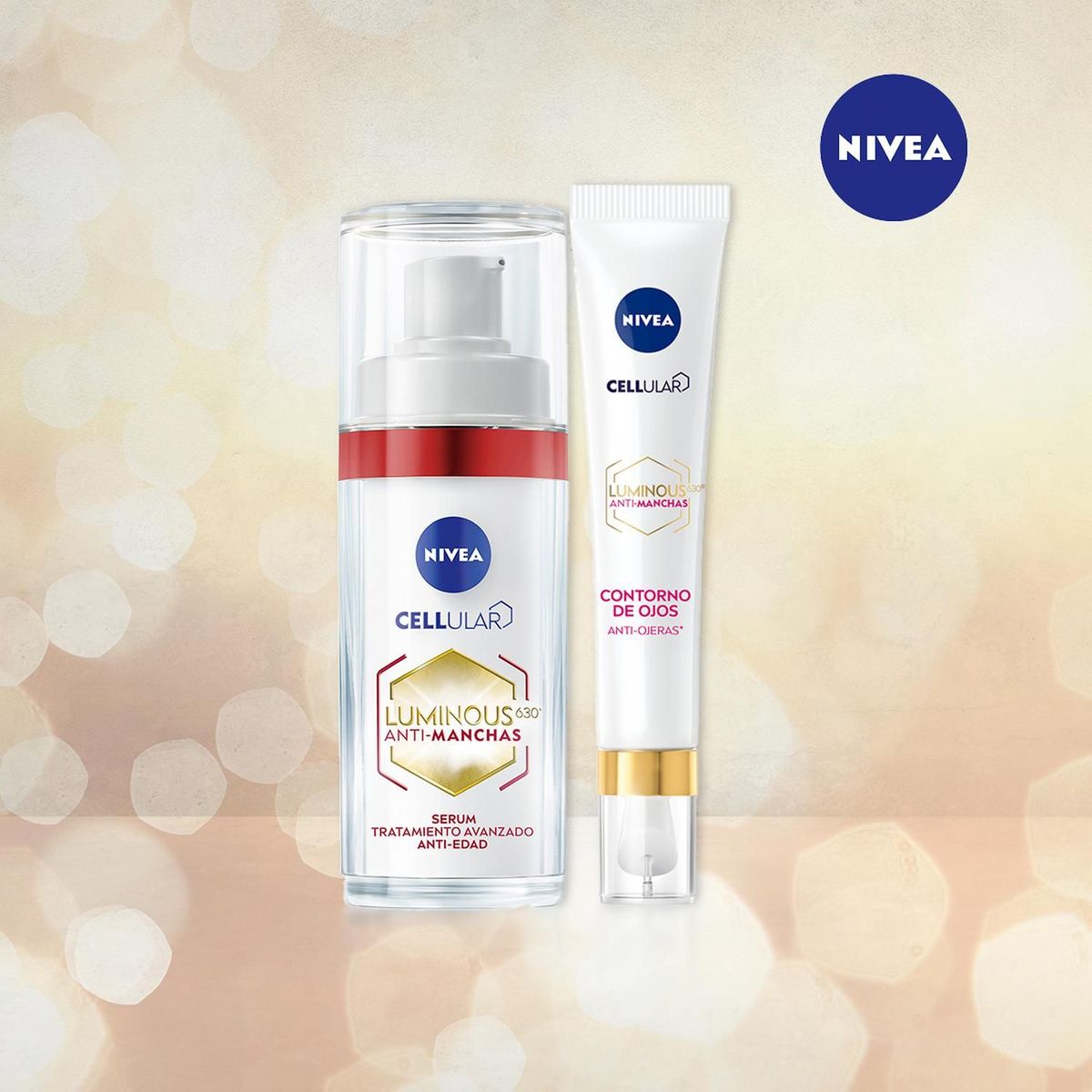 NIVEA - NIVEA Luminous Antimanchas Serum antiedad+Contorno de ojos