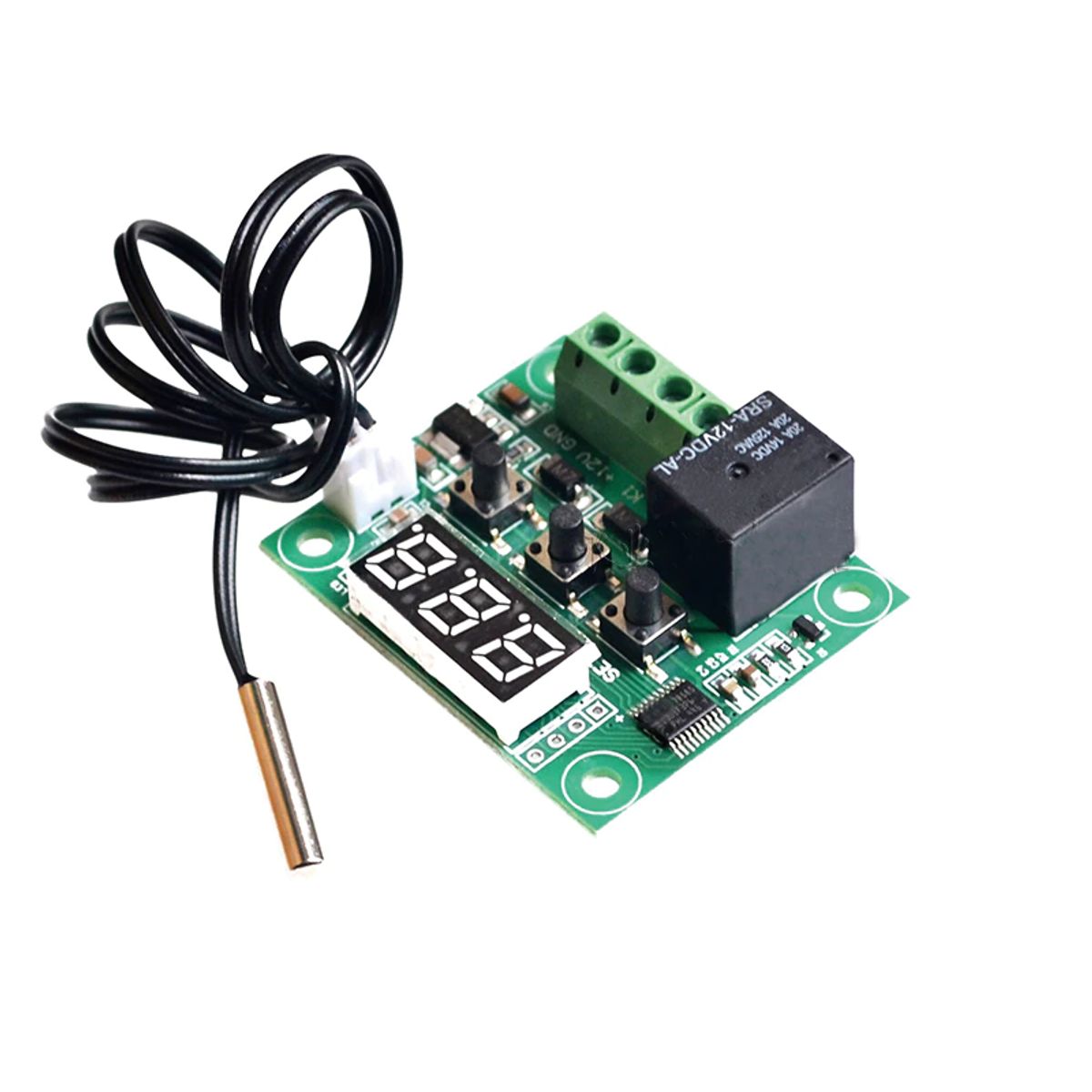 GENERICO - Termostato Digital Control Temperatura W1209 Incubadora 12V -50-110C