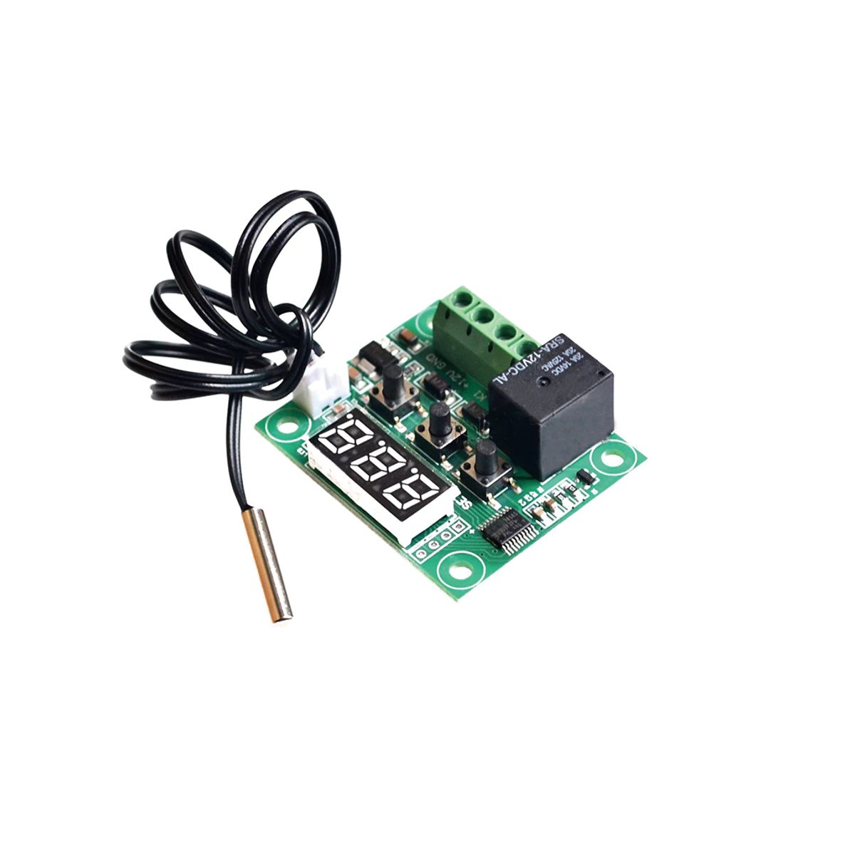 GENERICO - Termostato Digital Control Temperatura W1209 Incubadora 12V -50-110C