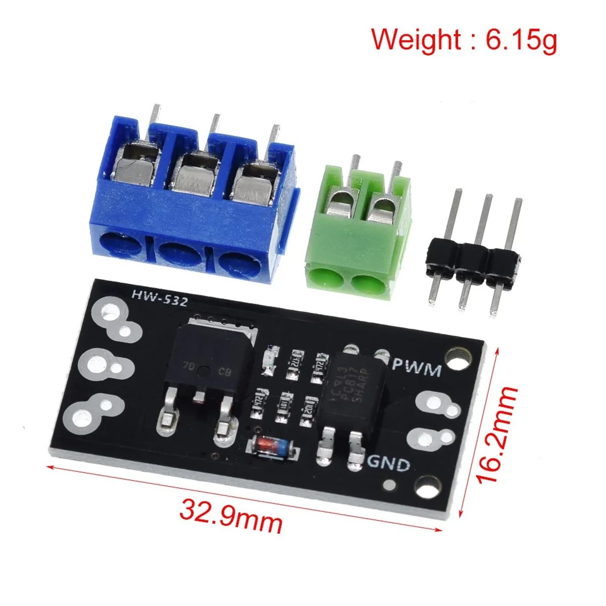 GENERICO - Modulo Mosfet D4184 Regulador Pwm Potencia 40V 50A