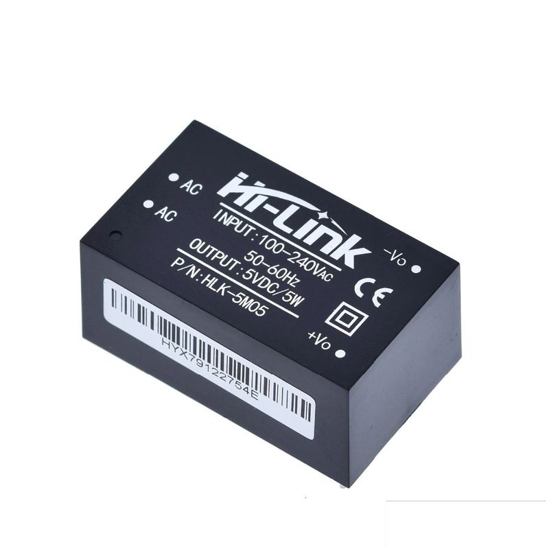GENERICO - Mini Fuente Regulador Voltaje HLK-5M05 AC-DC 220V a 5V 1A