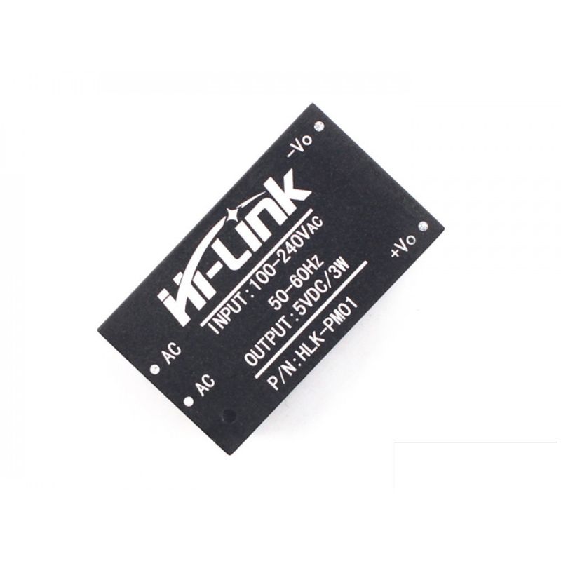 GENERICO - Mini Fuente Regulador Voltaje HLK-PM01 AC-DC 220V a 5V 600mA