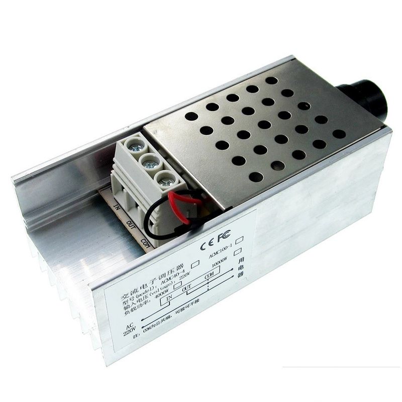 GENERICO - Dimmer Regulador Potencia Voltaje Tiristor 110-220V 10000W