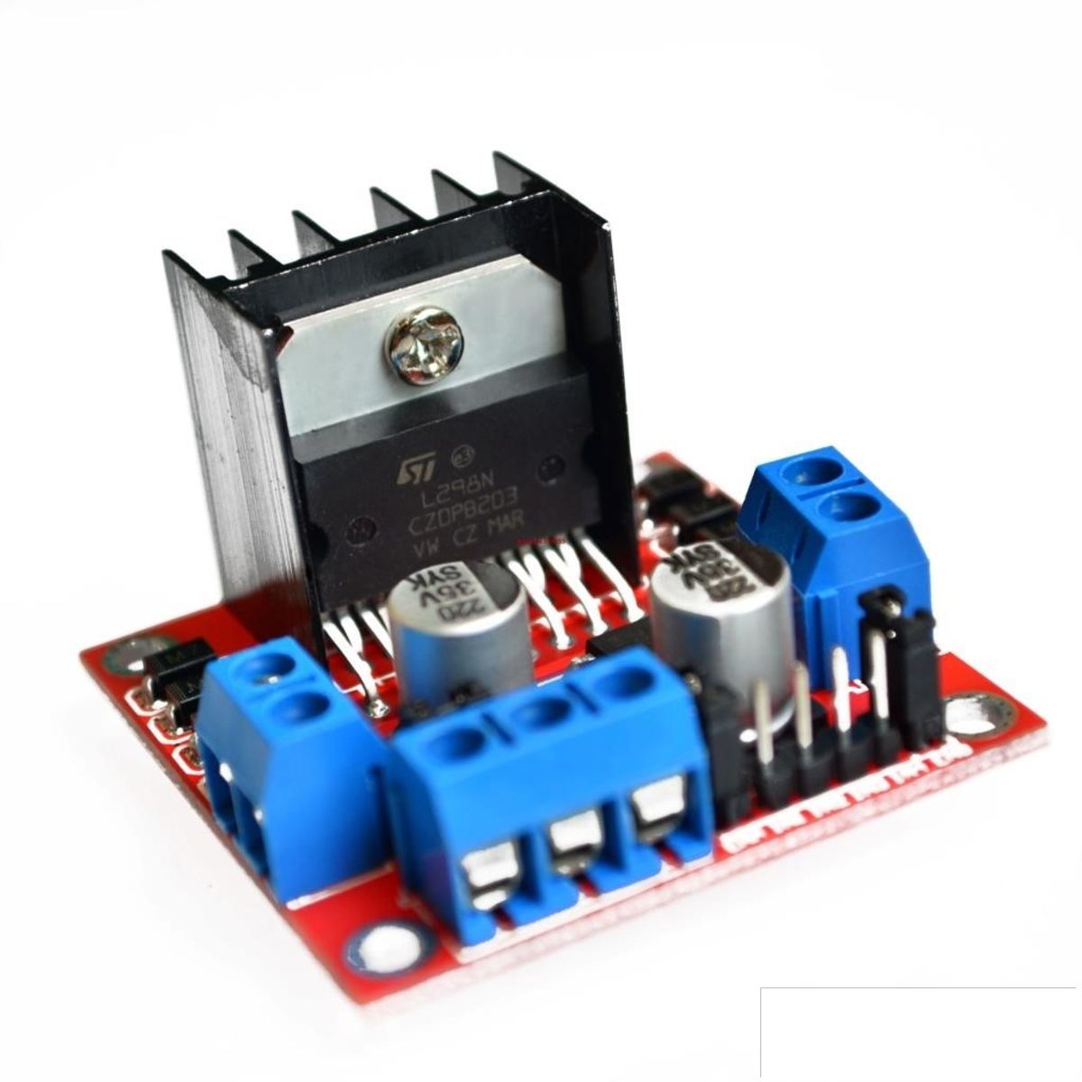 GENERICO - Driver Controlador Motor L298n DC 2 Canales Puente H 12V 2A