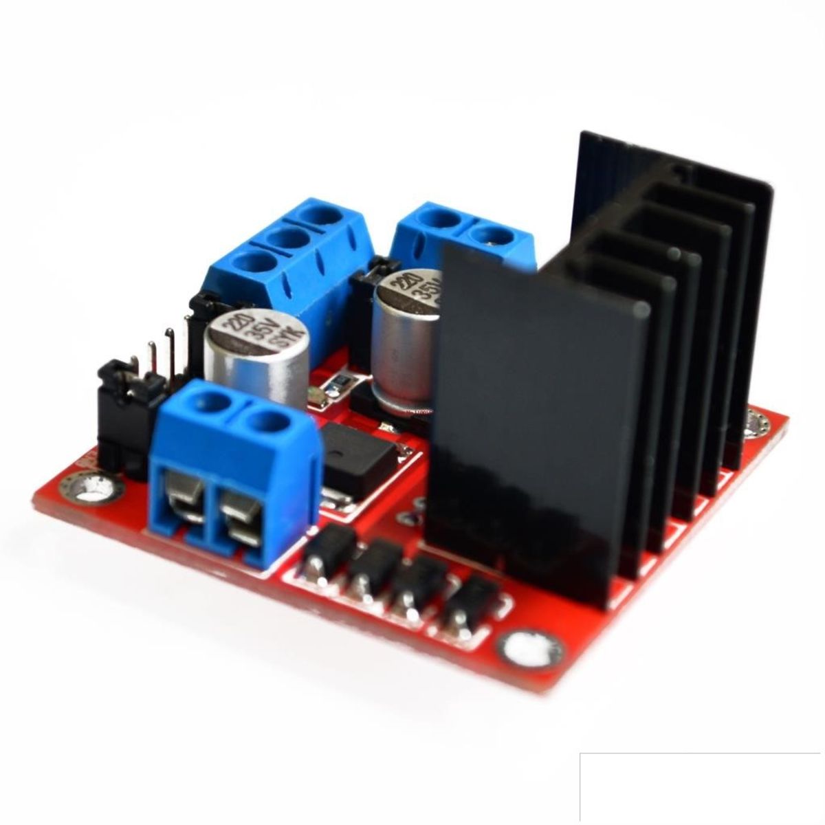 GENERICO - Driver Controlador Motor L298n DC 2 Canales Puente H 12V 2A