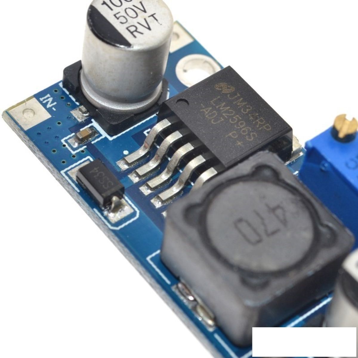 GENERICO - Modulo Regulador Voltaje LM2596 Modulo DC DC Buck 1.25V a 35V