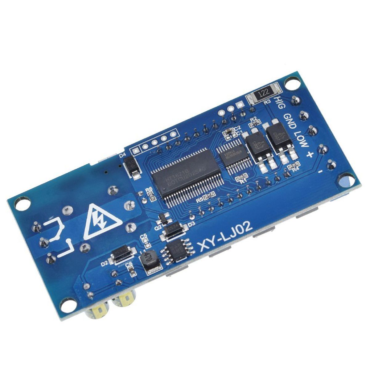 GENERICO - Temporizador Ajustable Programable XY-LJ02 9999 Minutos con Rele 6-30V