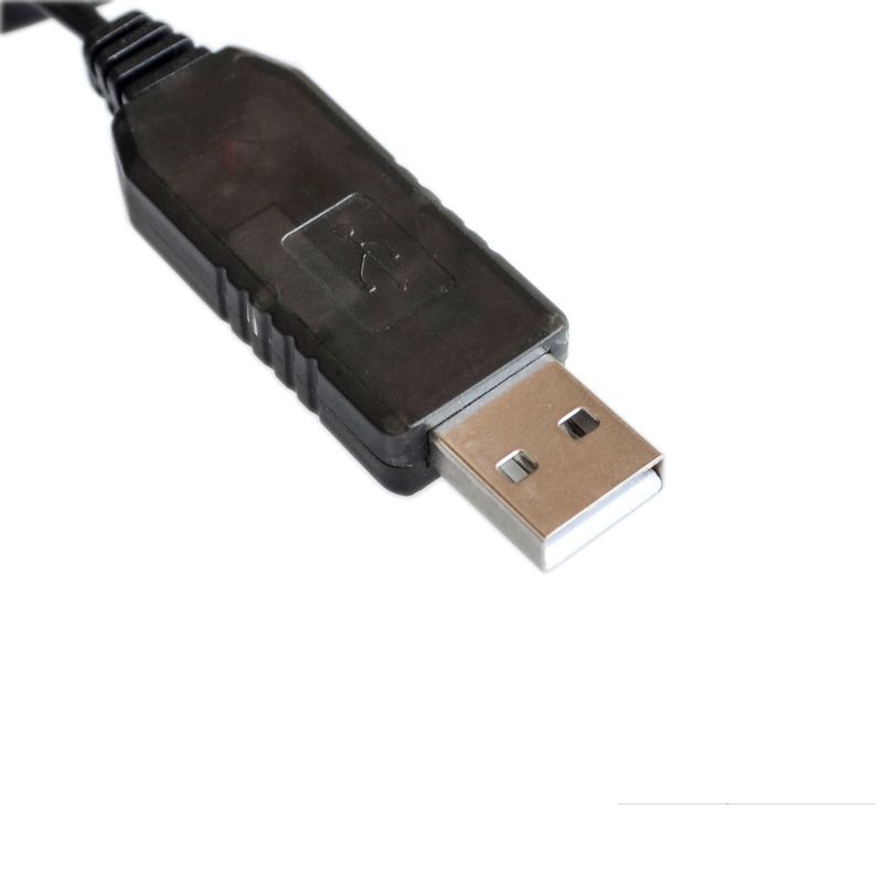 GENERICO - Cable USB a Plug Macho Elevador Voltaje Usb 5V a 12V 750mA 95cm