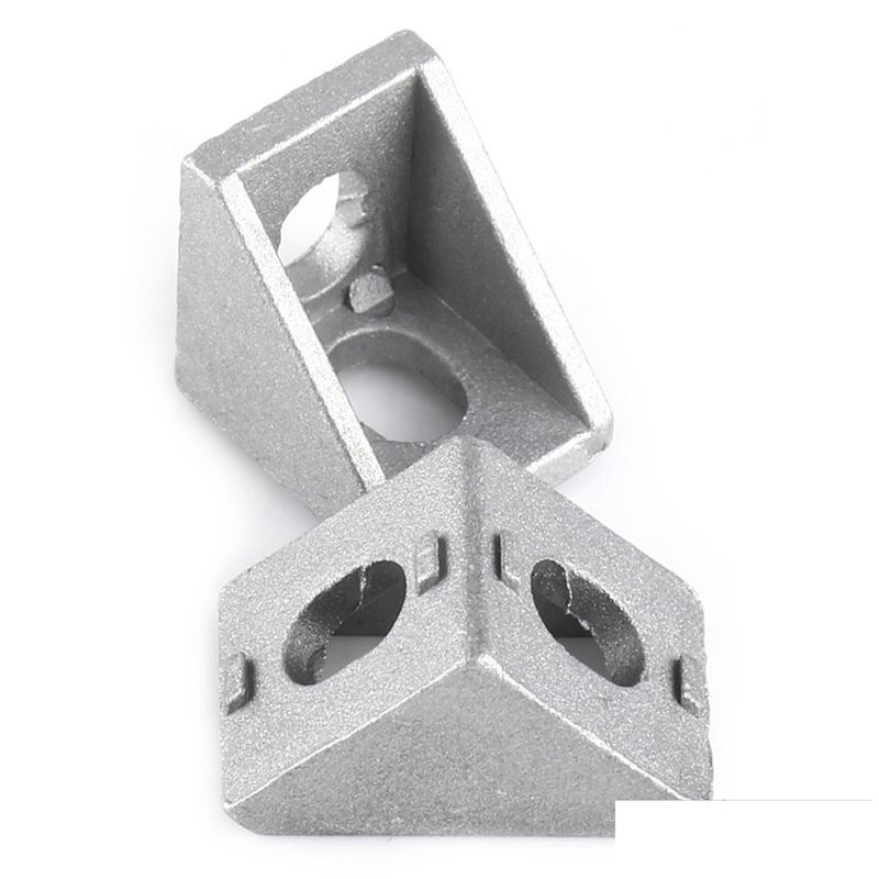 GENERICO - Angulo Perfil Aluminio 2020 Esquinero Fastener Cnc Impresora 3D
