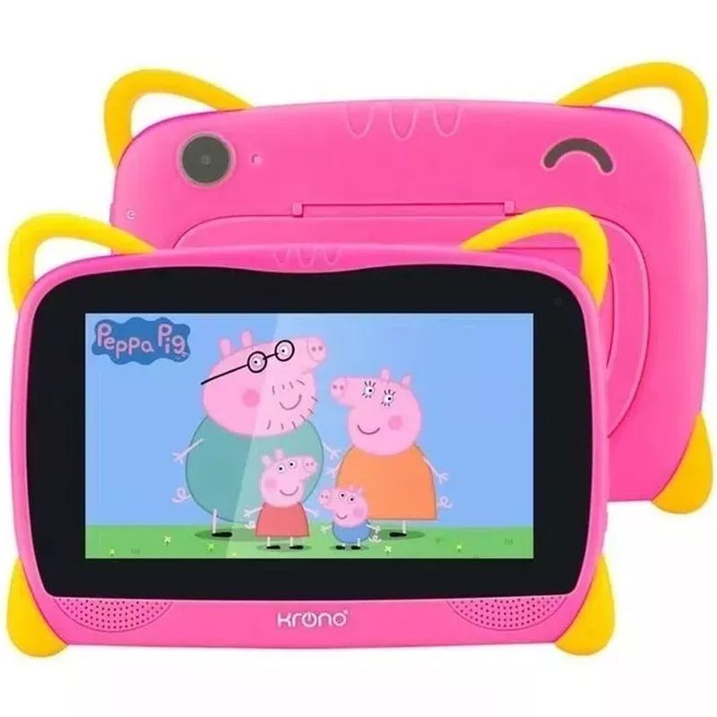 ONE PIXEL - Tablet para Niños Krono Kids 2GB Ram 16 GB Rosada
