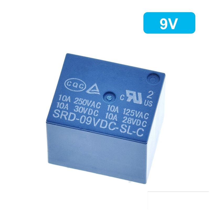 GENERICO - Rele Relevo Songle Srd-09vdc-sl-c Pcb 9V 5 Pines 10A