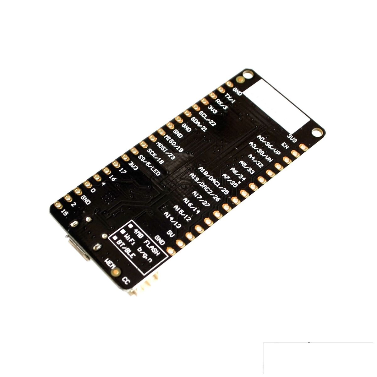 GENERICO - Tarjeta Desarrollo Wifi Bluetooth Esp32 Larga Wemos Lolin32 V1.0