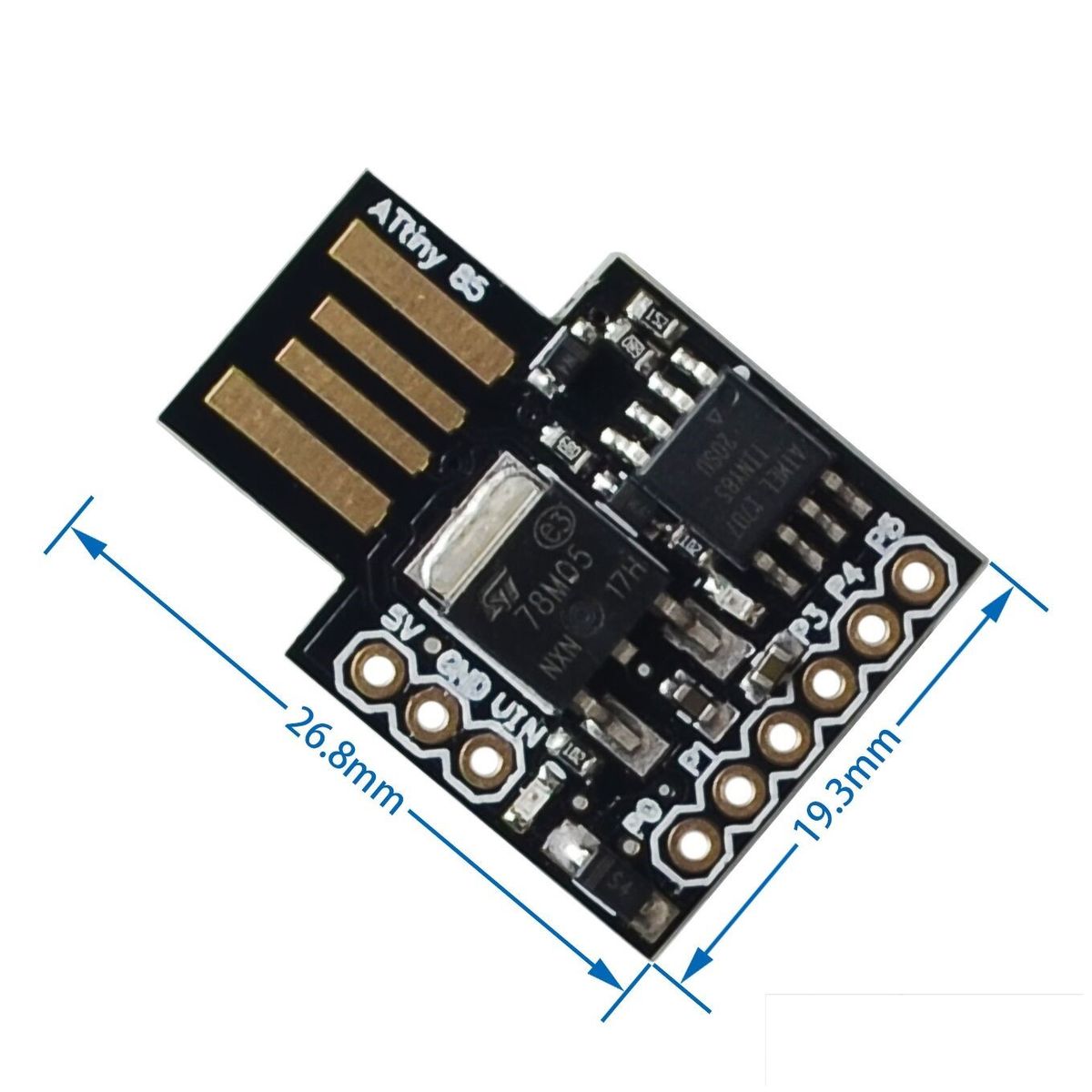 GENERICO - Tarjeta Desarrollo Digispark Attiny85 Compatible Arduino Mini Usb