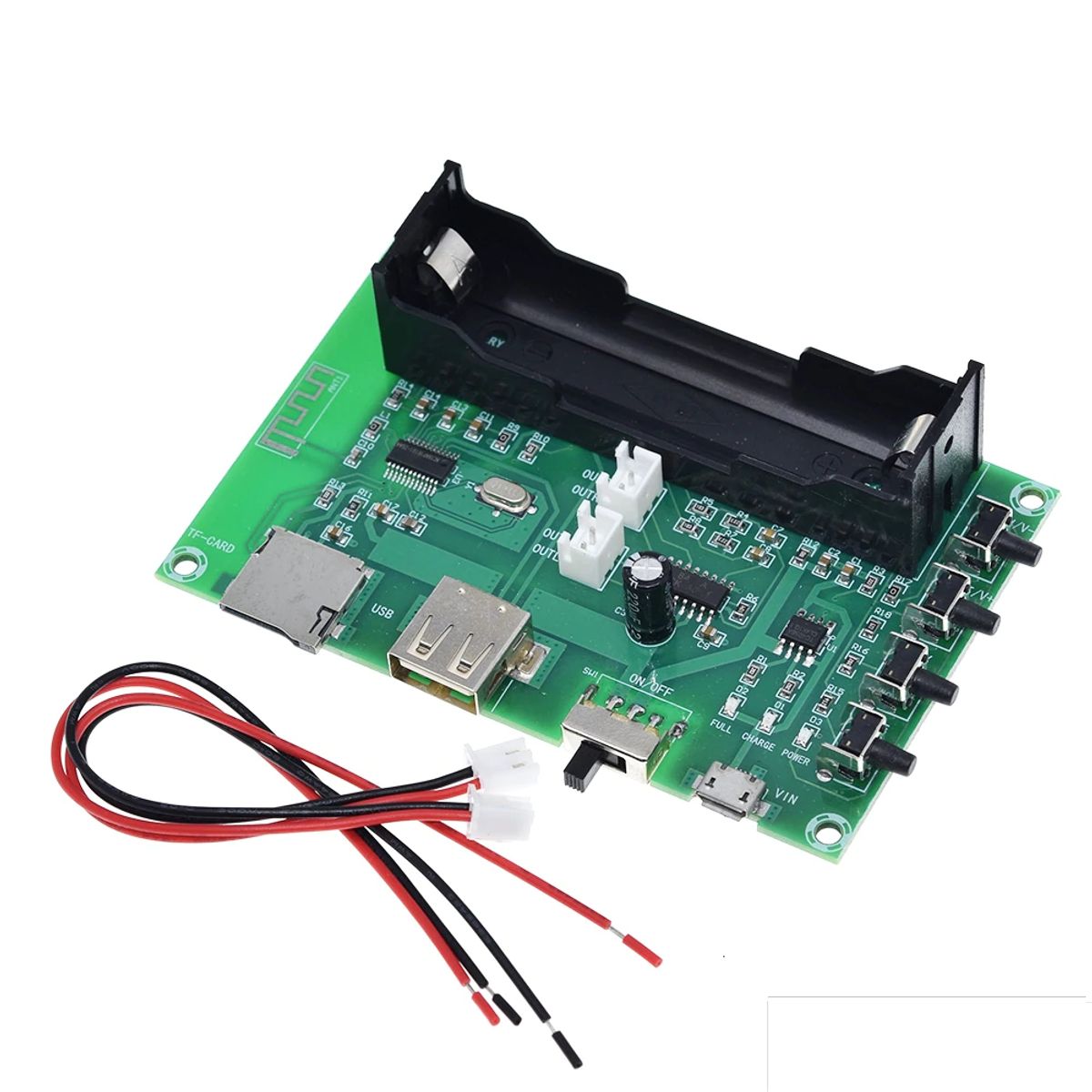 GENERICO - Amplificador Audio Estereo Bluetooth XH-A150 PAM8403 2x5W 18650
