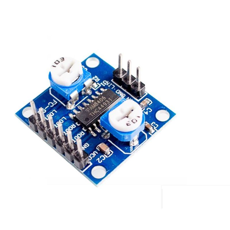 GENERICO - Amplificador Audio Estereo PAM8406 Variable 2x5W 5W Clase D 5V