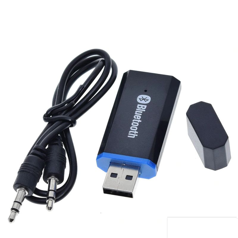 GENERICO - Receptor Auxiliar Audio Bluetooth 5.0 Jack 3.5mm Dongle Usb