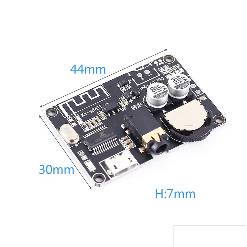 GENERICO - Amplificador Audio Estereo Bluetooth 5.0 Lossless XY-WRBT 3.7-24V