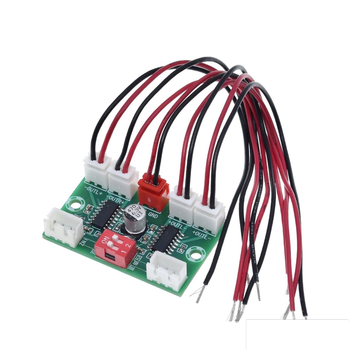 GENERICO - Modulo Amplificador Audio Estereo PAM8403 4 Canales 5V 12W XH-A156