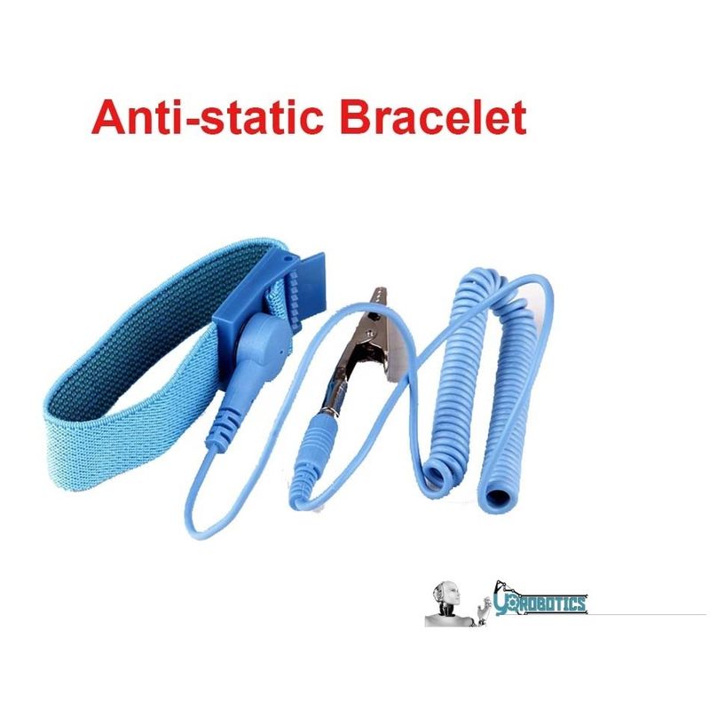 GENERICO - Brazalete Manilla Descarga Antiestatica Con Caiman