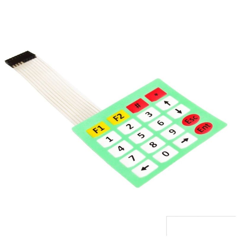 GENERICO - Teclado Matriz 4x5 Matricial Flexible Membrana Keypad