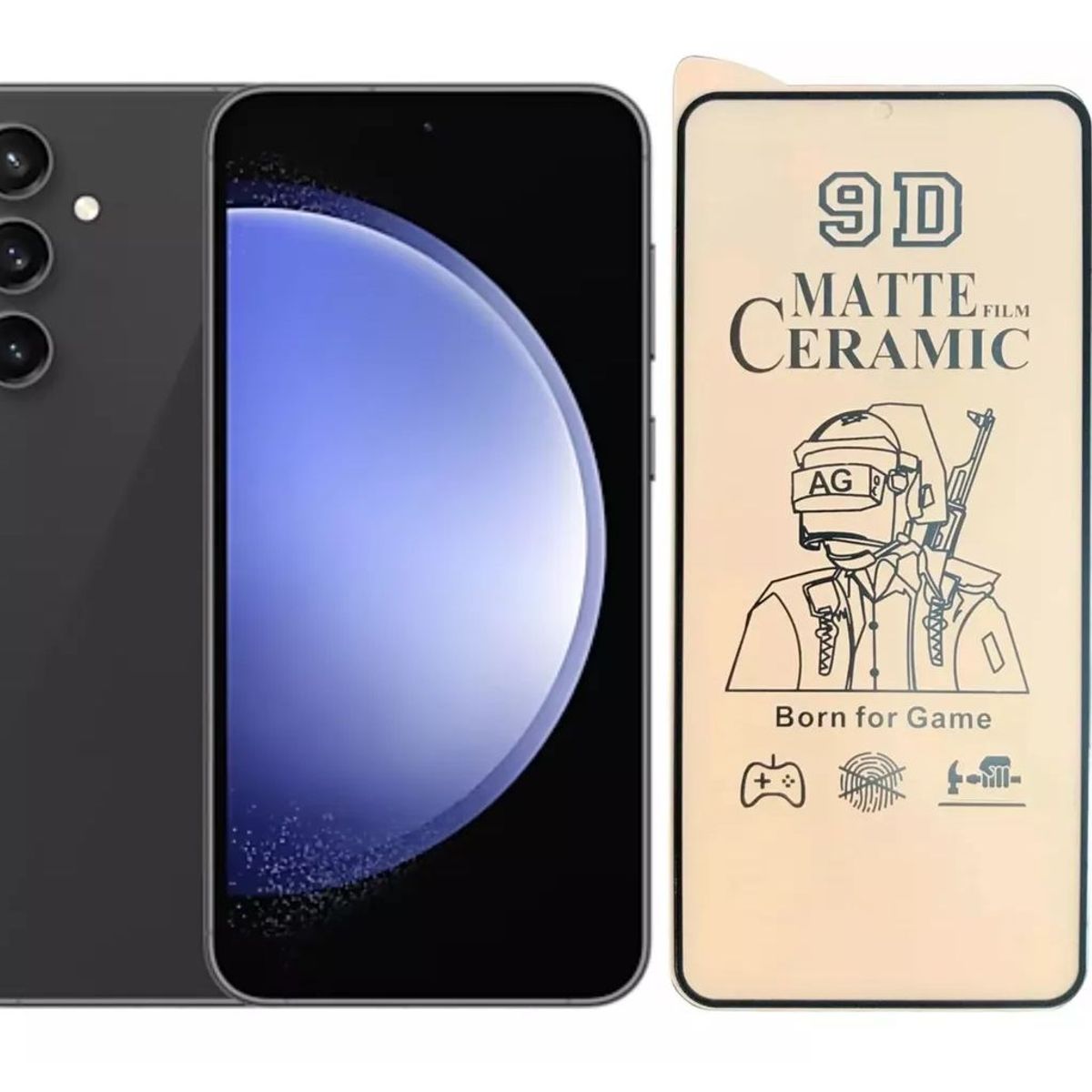 GENERICO - Protector Vidrio Templado Cerámico Matte Para Samsung S23 Fe