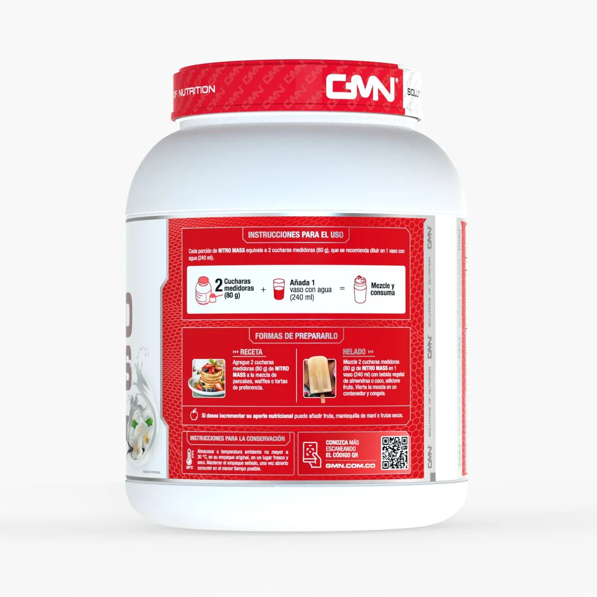GMN - Nitro Mass Whey Protein 5 libras GMN