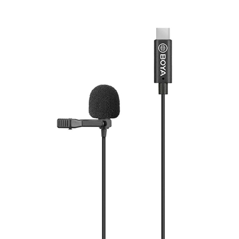 BOYA - BOYA BY-M3 Micrófono de Solapa USB C Android