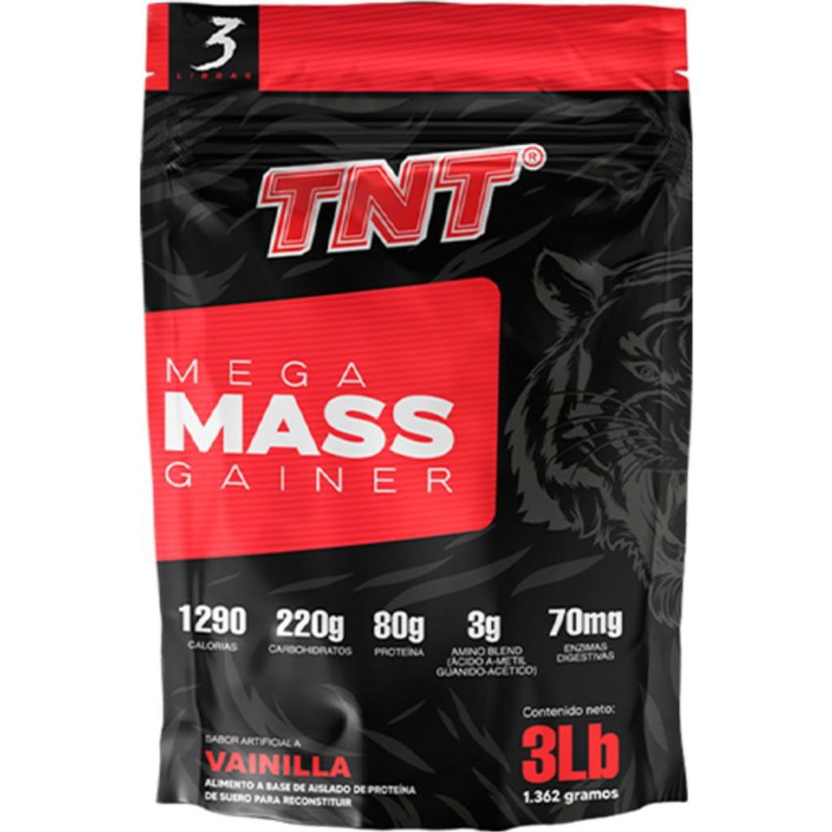 NEOPHARMA - Proteina Tnt Mega Mass Gainer 3 libras