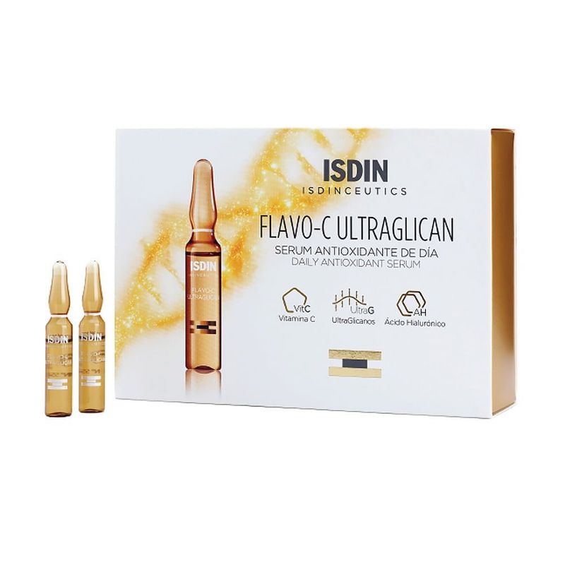ISDIN - Serum Isdin Flavo C Ultraglican Antioxidante Dia X 30 Ampoll