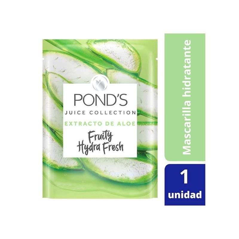 PONDS - Mascarilla Ponds Fruity Hydra Fresh Aloe X 26G