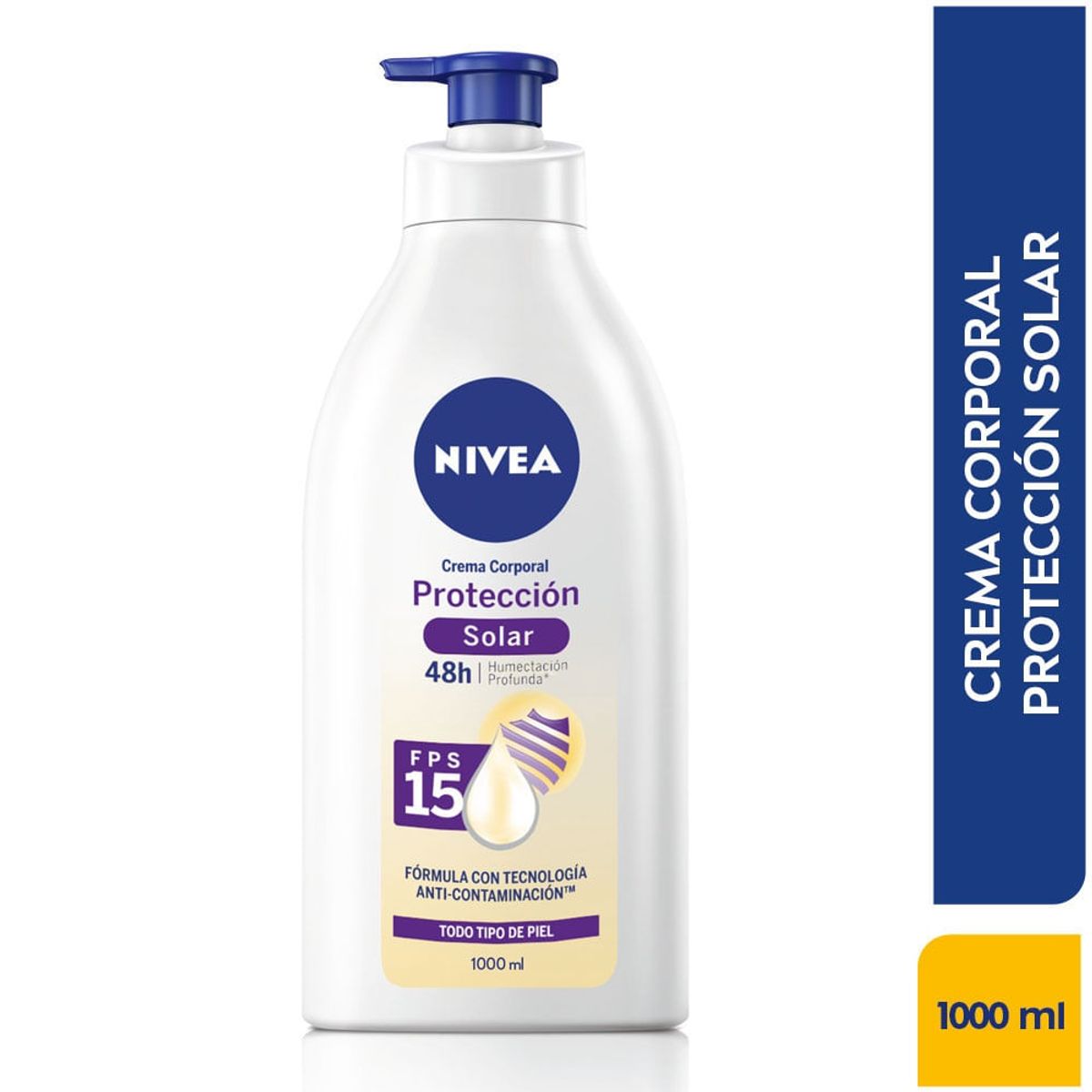 NIVEA - Crema Corporal Nivea Protección Solar Spf15 X 1000Ml