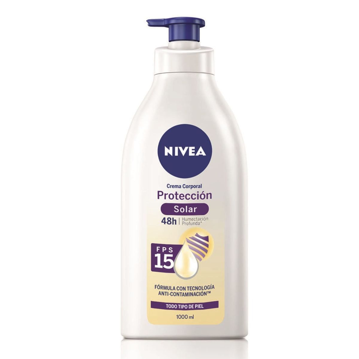 NIVEA - Crema Corporal Nivea Protección Solar Spf15 X 1000Ml